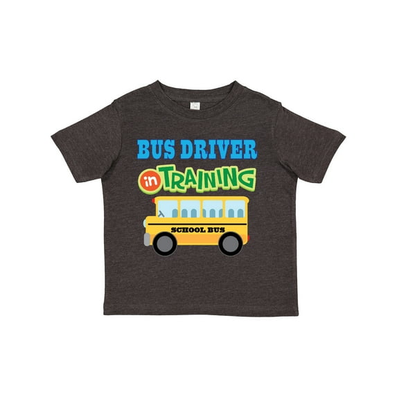 Inktastic Bus Driver in Training Boys or Girls Toddler T-Shirt