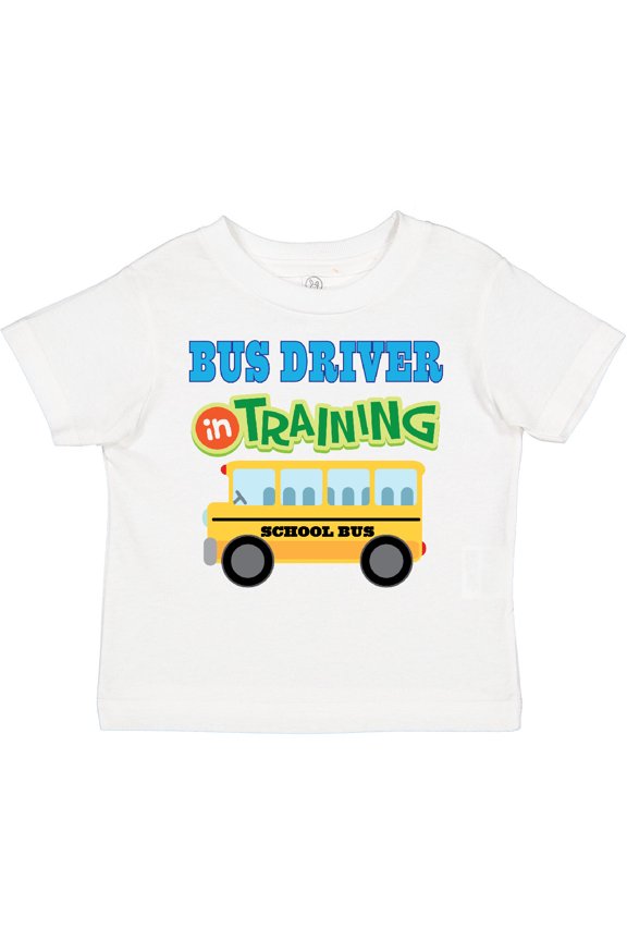 Bus Driver in Training Boys or Girls Toddler T-Shirt