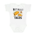 thumbnail image 1 of Inktastic But First Tacos Boys or Girls Baby Bodysuit, 1 of 5