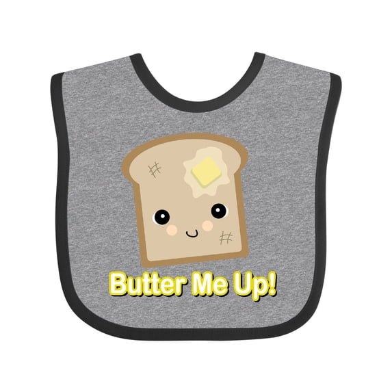 Inktastic Butter Me Up Toast Boys or Girls Baby Bib