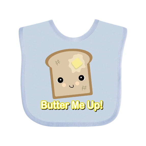 Inktastic Butter Me Up Toast Boys or Girls Baby Bib