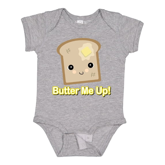 Inktastic Butter Me Up Toast Boys or Girls Baby Bodysuit