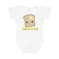 thumbnail image 1 of Inktastic Butter Me Up Toast Boys or Girls Baby Bodysuit, 1 of 5