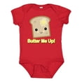 thumbnail image 1 of Inktastic Butter Me Up Toast Boys or Girls Baby Bodysuit, 1 of 5