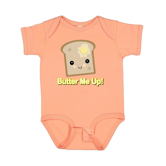 Inktastic Butter Me Up Toast Boys or Girls Baby Bodysuit