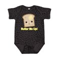 thumbnail image 1 of Inktastic Butter Me Up Toast Boys or Girls Baby Bodysuit, 1 of 5