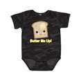 thumbnail image 1 of Inktastic Butter Me Up Toast Boys or Girls Baby Bodysuit, 1 of 5