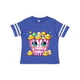 thumbnail image 1 of Inktastic Kawaii Buttered Popcorn Girls Toddler T-Shirt, 1 of 5