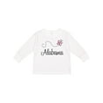 thumbnail image 1 of Inktastic Butterfly Alabama Boys or Girls Long Sleeve Toddler T-Shirt, 1 of 5