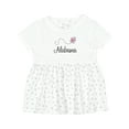 thumbnail image 1 of Inktastic Butterfly Alabama Girls Baby Dress, 1 of 5