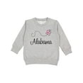thumbnail image 1 of Inktastic Butterfly Alabama Toddler Sweatshirt, 1 of 4