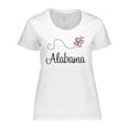 thumbnail image 1 of Inktastic Butterfly Alabama Women's Plus Size T-Shirt, 1 of 5