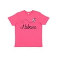 thumbnail image 1 of Inktastic Butterfly Alabama Youth T-Shirt, 1 of 5
