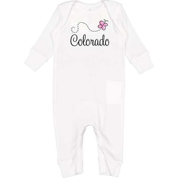 Inktastic Butterfly Colorado Baby Romper Coveralls