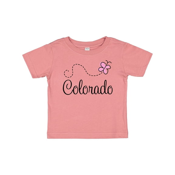 Inktastic Butterfly Colorado Girls Baby T-Shirt