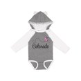 thumbnail image 1 of Inktastic Butterfly Colorado Girls Long Sleeve Baby Bodysuit, 1 of 5
