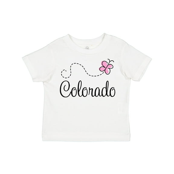 Inktastic Butterfly Colorado Girls Toddler T-Shirt