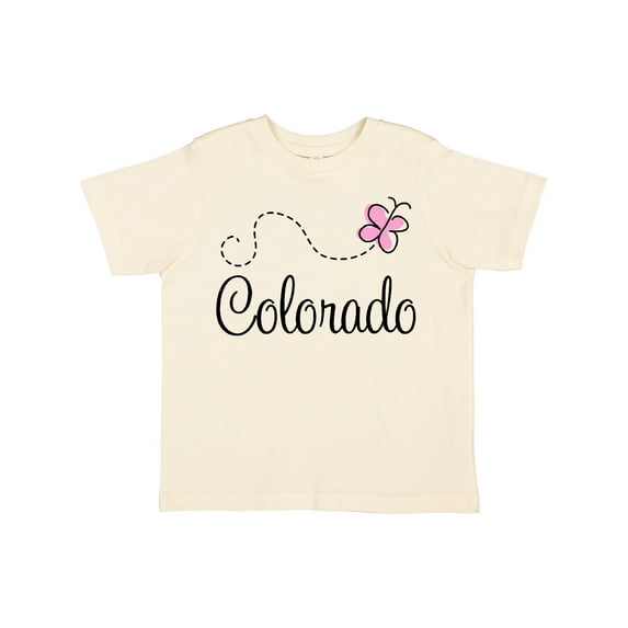 Inktastic Butterfly Colorado Girls Toddler T-Shirt