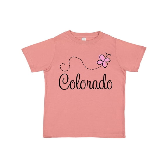 Inktastic Butterfly Colorado Girls Toddler T-Shirt