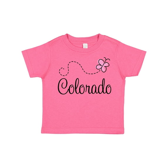 Inktastic Butterfly Colorado Girls Toddler T-Shirt