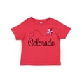 thumbnail image 1 of Inktastic Butterfly Colorado Girls Toddler T-Shirt, 1 of 5