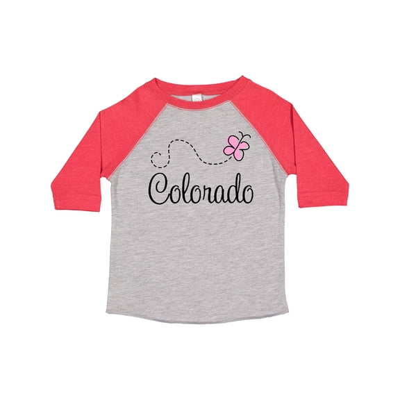 Inktastic Butterfly Colorado Girls Toddler T-Shirt