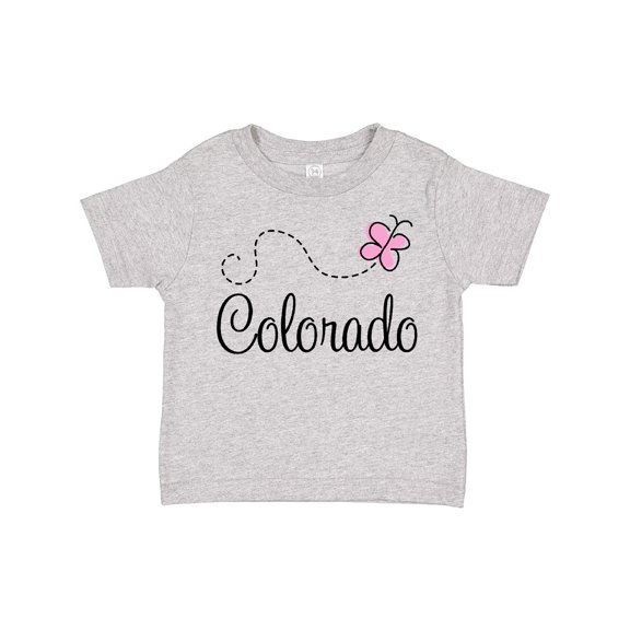 Inktastic Butterfly Colorado Girls Toddler T-Shirt