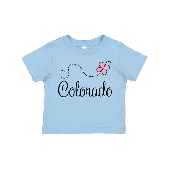 Inktastic Butterfly Colorado Girls Toddler T-Shirt