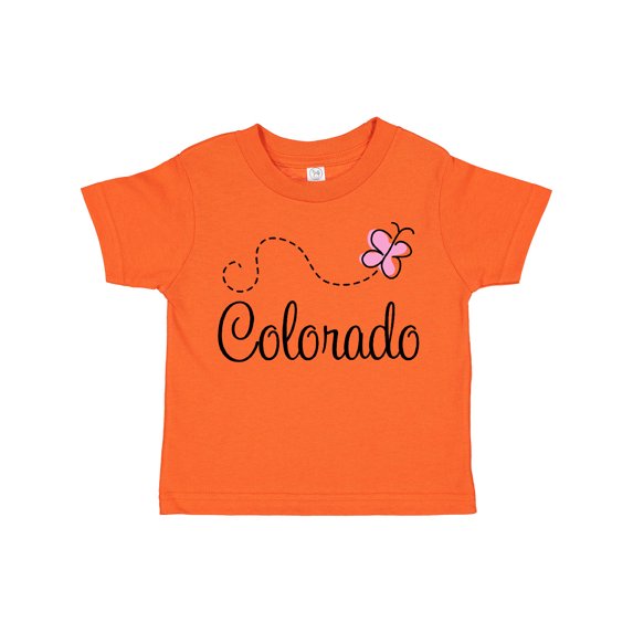 Inktastic Butterfly Colorado Girls Toddler T-Shirt