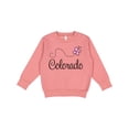 thumbnail image 1 of Inktastic Butterfly Colorado Toddler Sweatshirt, 1 of 4