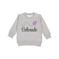 thumbnail image 1 of Inktastic Butterfly Colorado Toddler Sweatshirt, 1 of 4