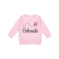 thumbnail image 1 of Inktastic Butterfly Colorado Toddler Sweatshirt, 1 of 4