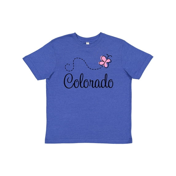 Inktastic Butterfly Colorado Youth T-Shirt