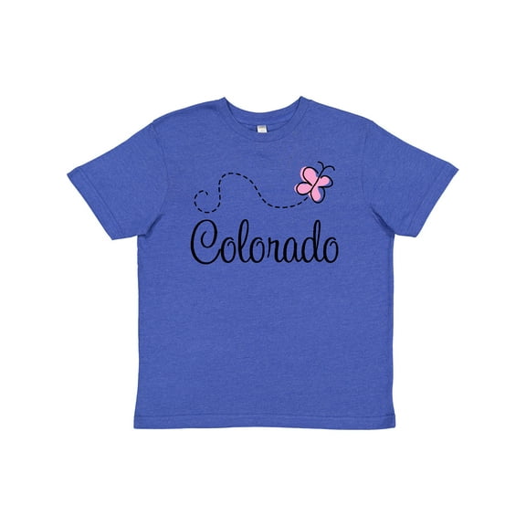 Inktastic Butterfly Colorado Youth T-Shirt