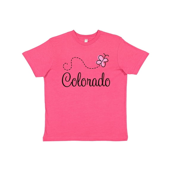 Inktastic Butterfly Colorado Youth T-Shirt