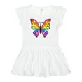 thumbnail image 1 of Inktastic Butterfly with rainbow wings Girls Baby Dress, 1 of 5