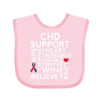 Inktastic CHD Awareness Month Boys or Girls Baby Bib