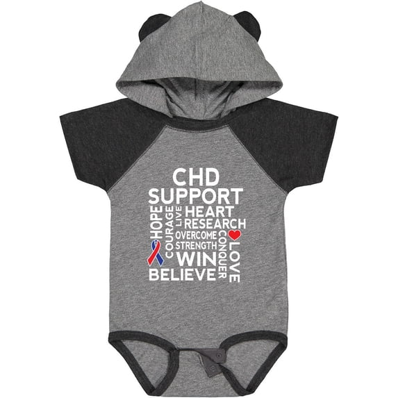 Inktastic CHD Awareness Month Boys or Girls Baby Bodysuit