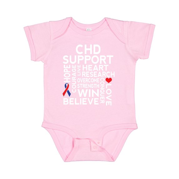 Inktastic CHD Awareness Month Boys or Girls Baby Bodysuit