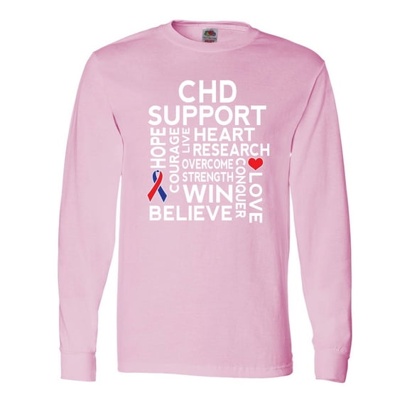 Inktastic CHD Awareness Month Long Sleeve T-Shirt