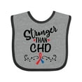 thumbnail image 1 of Inktastic Chd Awareness Month Ribbon Boys or Girls Baby Bib, 1 of 4