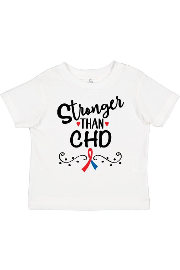 CHD Awareness Month Ribbon Boys or Girls Toddler T-Shirt