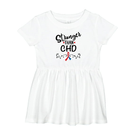 Inktastic Chd Awareness Month Ribbon Girls Baby Dress