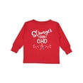 thumbnail image 1 of Inktastic CHD Awareness Ribbon Support Boys or Girls Long Sleeve Toddler T-Shirt, 1 of 5