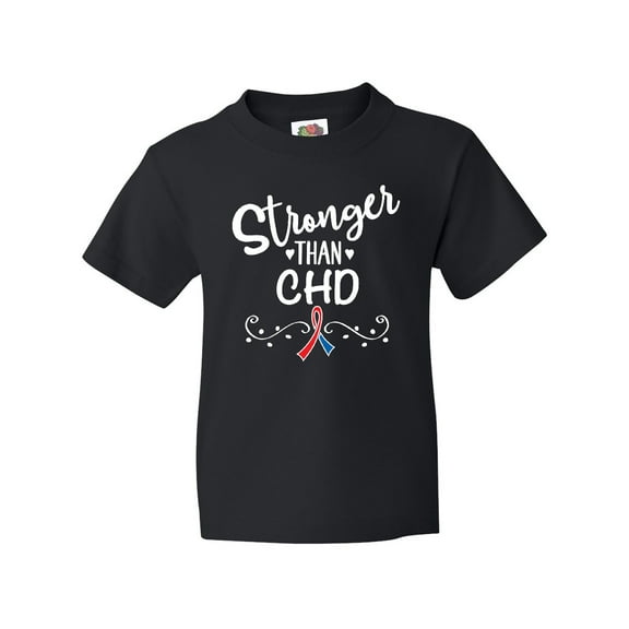 Inktastic CHD Awareness Ribbon Support Youth T-Shirt