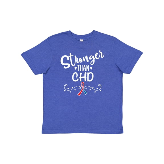 Inktastic CHD Awareness Ribbon Support Youth T-Shirt