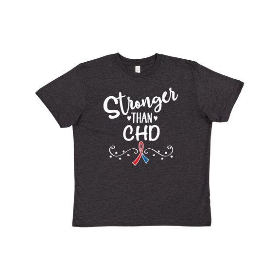Inktastic CHD Awareness Ribbon Support Youth T-Shirt