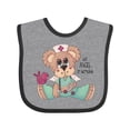 thumbnail image 1 of Inktastic CNA An Angel in Scrubs Teddy Bear Boys Baby Bib, 1 of 4