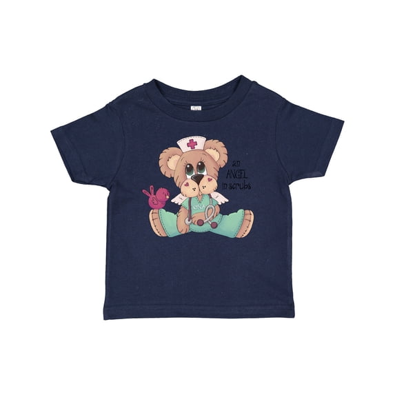 Inktastic CNA An Angel in Scrubs Teddy Bear Boys Baby T-Shirt