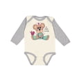 thumbnail image 1 of Inktastic CNA An Angel in Scrubs Teddy Bear Boys Long Sleeve Baby Bodysuit, 1 of 5